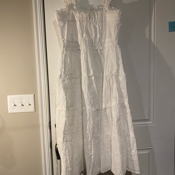 Gap X Doen Eyelet Midi Dress Size M NWT - Picture 8 of 10